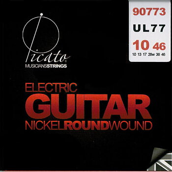 Picato UL77 Nickel Roundwound Elgitarrsträngar 010-046