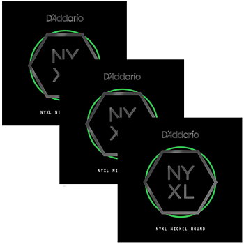 Single strings D'Addario NYXL Wound Nickel Plated Steel 018-078
