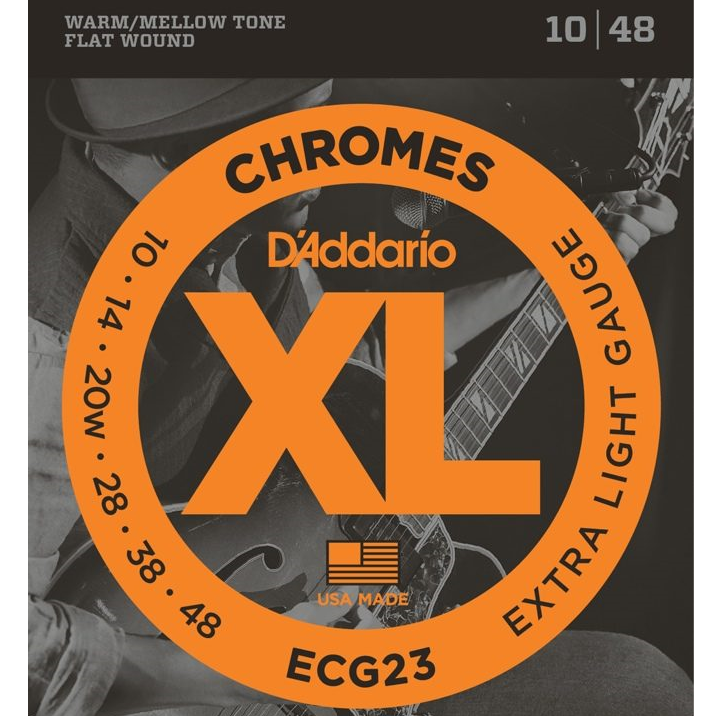 D'Addario ECG23 Flatwound Extra Light 010-048