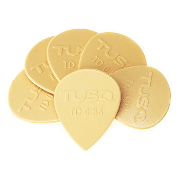 Graph Tech TUSQ Tear Drop Picks Creame 0.88mm - Warm Tone 6-Pack