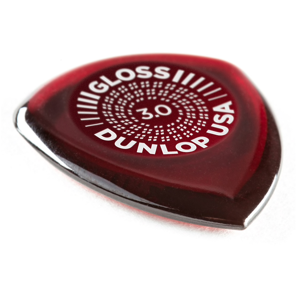 Dunlop FLOW® GLOSS Pick 3.0mm (3-Pack) - 3