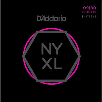 D'Addario NYXL0980 Nickel Wound 009-080 (8-String)