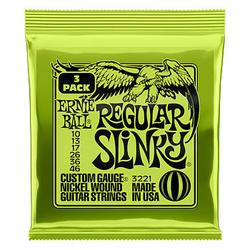 Ernie Ball Regular Slinky 010-046 (3-Pack)