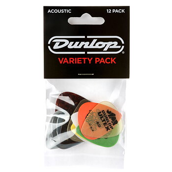 Dunlop Acoustic Guitar Pick Variety Pack (12-Pack)