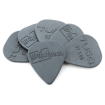 Graph Tech TUSQ Standard Picks Grey 1.00mm - Deep Tone 6-Pack