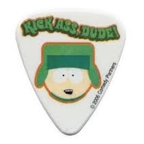 South Park Guitar Pick "Kick ass dude"