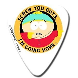 South Park Guitar Pick "Screw you guys"
