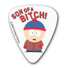 South Park Guitar Pick "Son of a bitch"