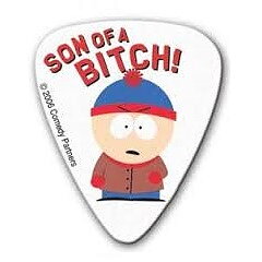 South Park Guitar Pick "Son of a bitch"