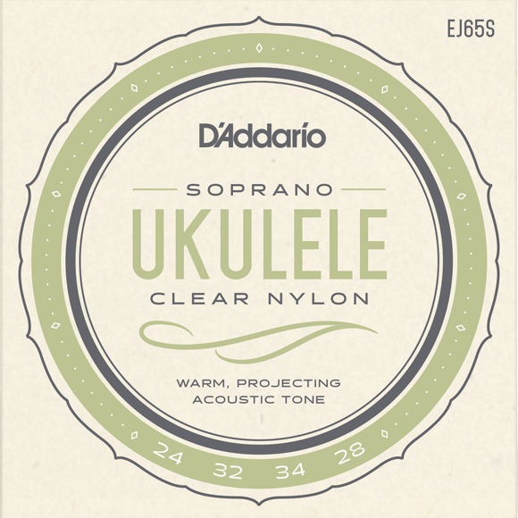 D’Addario EJ65S Pro-Arté Extruded Ukulele Soprano Strings