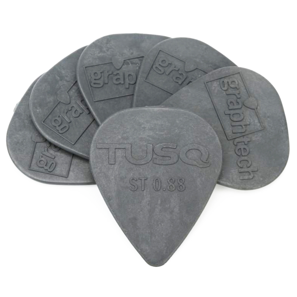 Graph Tech TUSQ Standard Picks Grey 0.88mm - Deep Tone 6-Pack
