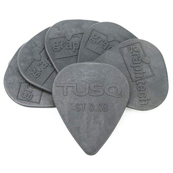 Graph Tech TUSQ Standard Picks Grey 0.88mm - Deep Tone 6-Pack