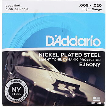 D'Addario EJ60NY Banjo Light