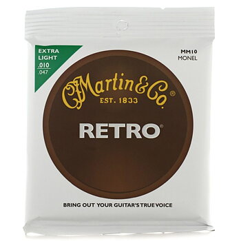 Martin MM10 Retro Monel Acoustic Strings 010-047