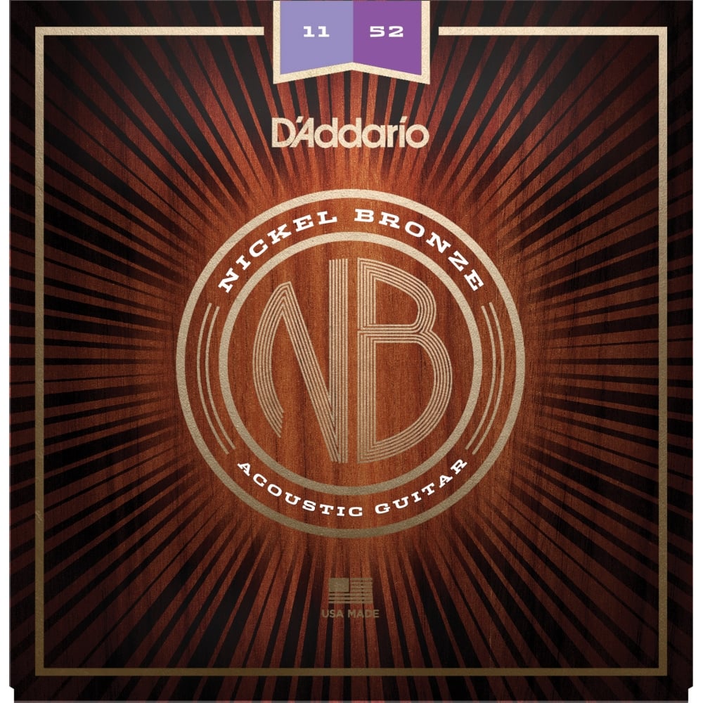 D'Addario NB1152 Nickel Bronze Acoustic Strings 011-052