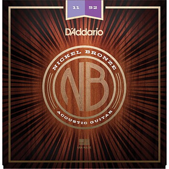 D'Addario NB1152 Nickel Bronze Acoustic Strings 011-052