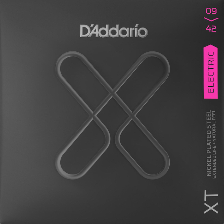 D'Addario XT Extended Life Electric Guitar Strings 009-042