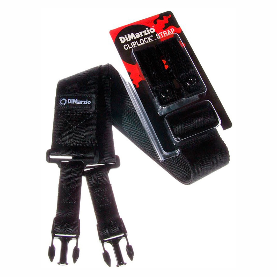 Dimarzio Nylon ClipLock Strap (Black)