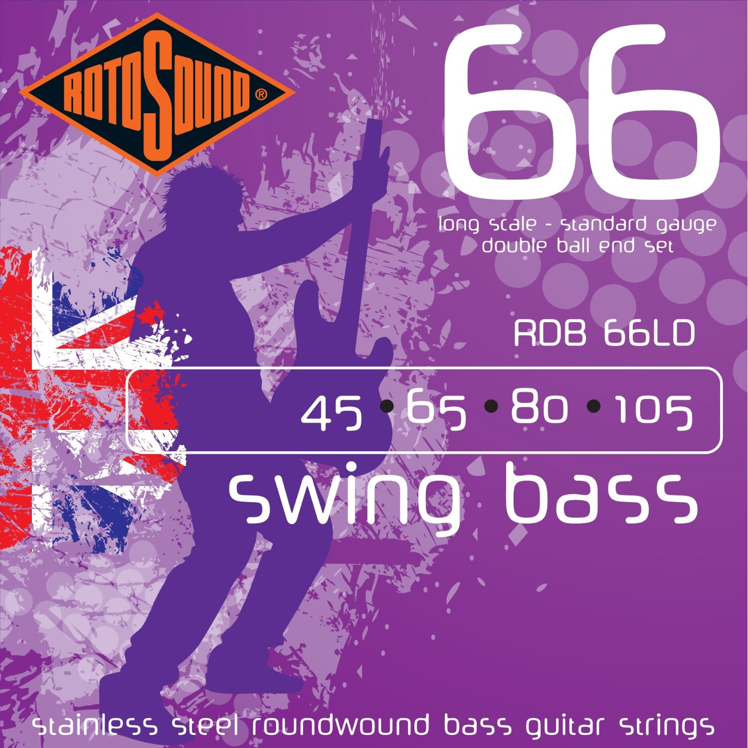 Rotosound RDB66LD Double Ball End Bass Strings 045-105 