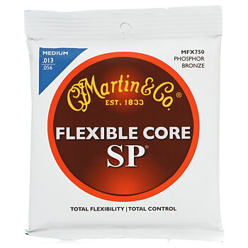 Martin MFX750 Flexible Core Acoustic Strings 013-056