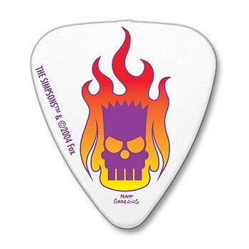 Simpson "Bart Flame" Pick