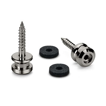 Schaller S-Lock Strap Buttons Ruthenium (2-Pack)