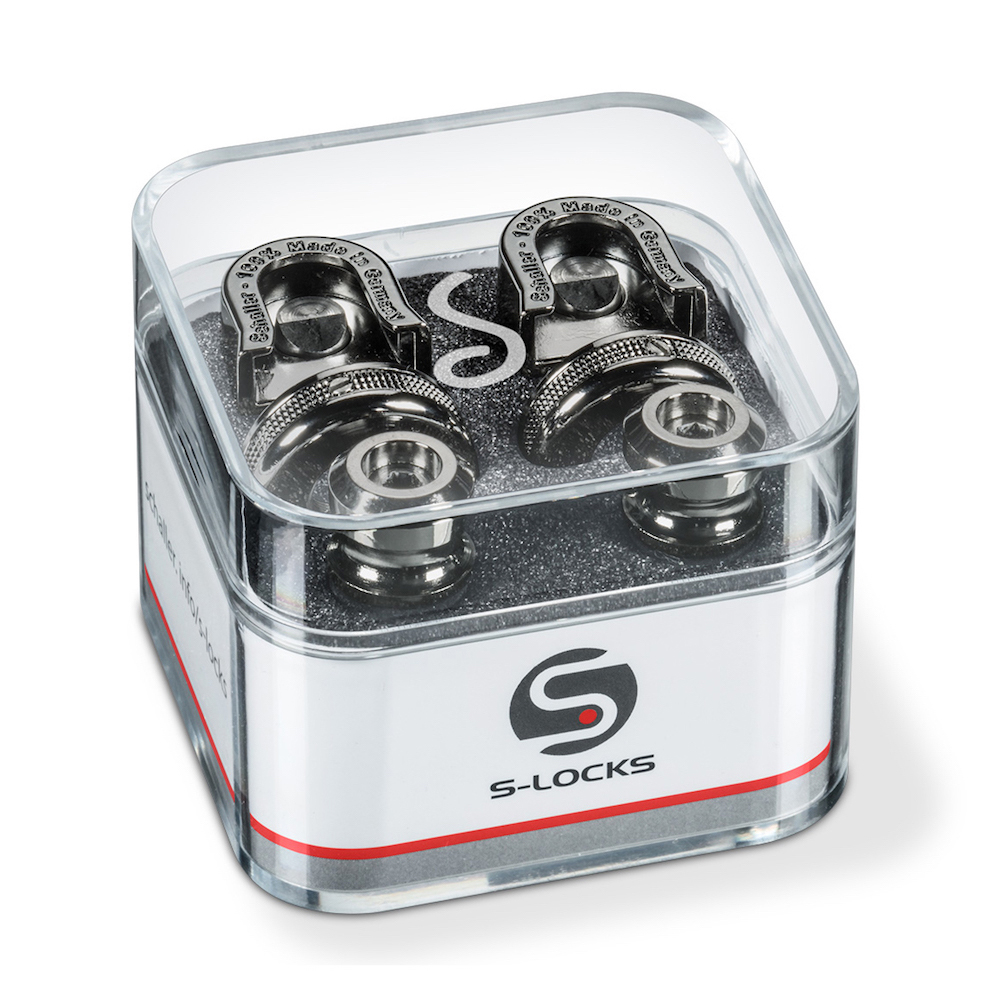 Schaller S-Locks Strap Lock Set (Ruthenium)