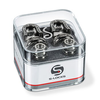 Schaller S-Locks Strap Lock Set (Ruthenium)