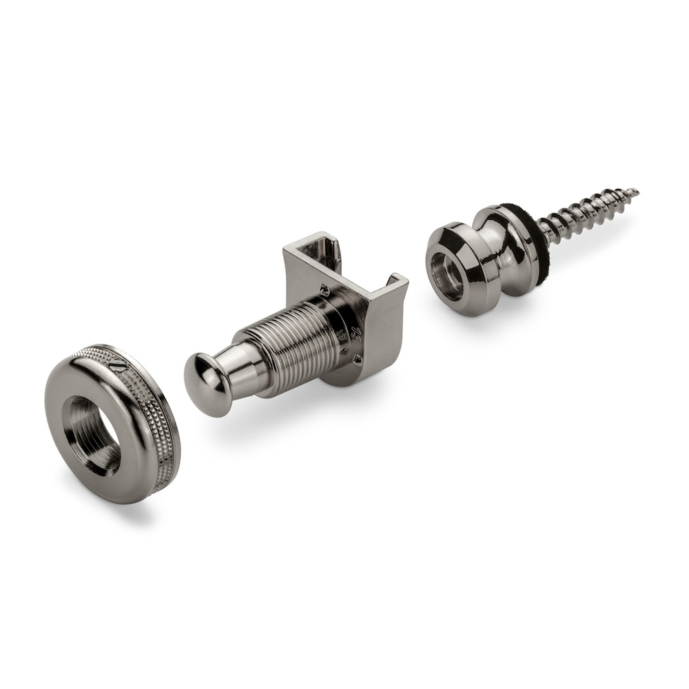 Schaller S-Locks Strap Lock Set (Ruthenium) - 2