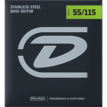 Dunlop Stainless Steel Bass 055-115