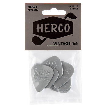 HERCO® Vintage ’66 Guitar Pick Heavy (6-Pack)