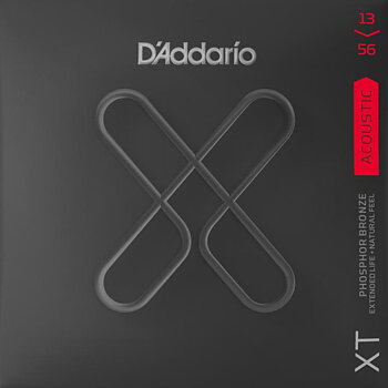 D'Addario XT Extended Life Phosphor Bronze Acoustic Guitar Strings 013-056