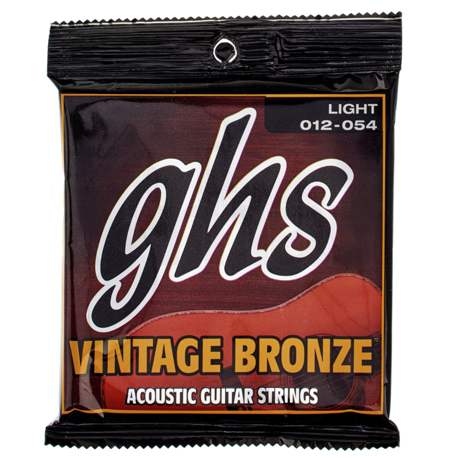 GHS Vintage Bronze Light Acoustic Strings 012-054