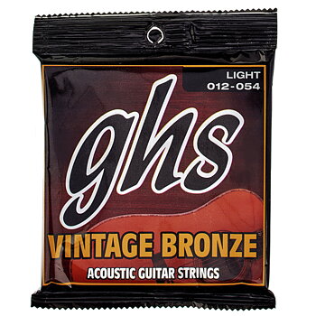 GHS Vintage Bronze Light Acoustic Strings 012-054