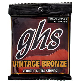 GHS Vintage Bronze Bluegrass Acoustic Strings 012-056