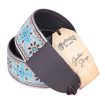 Martin Retro Woven Guitar Strap (Blue Vintage)