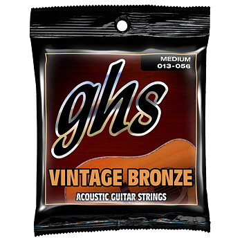 GHS Vintage Bronze Medium Acoustic Strings 013-056