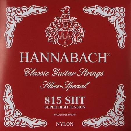 Hannabach 815SHT Silver Special Classical Guitar Strings (Super High Tension)