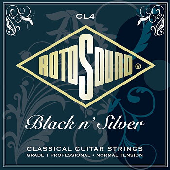 Rotosound CL4 Black n’ Silver Classical Strings Normal Tension
