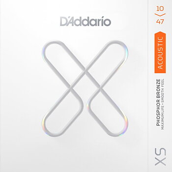 D'Addario XS Phosphor Bronze Acoustic Guitar Strings 010-047