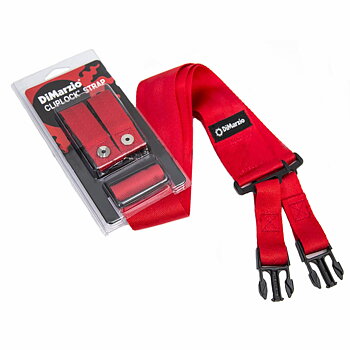 Dimarzio Nylon ClipLock Strap (Red)