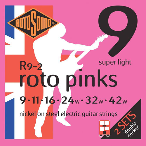 Rotosound R9-2 Roto Pinks 009-042 (2-Pack)