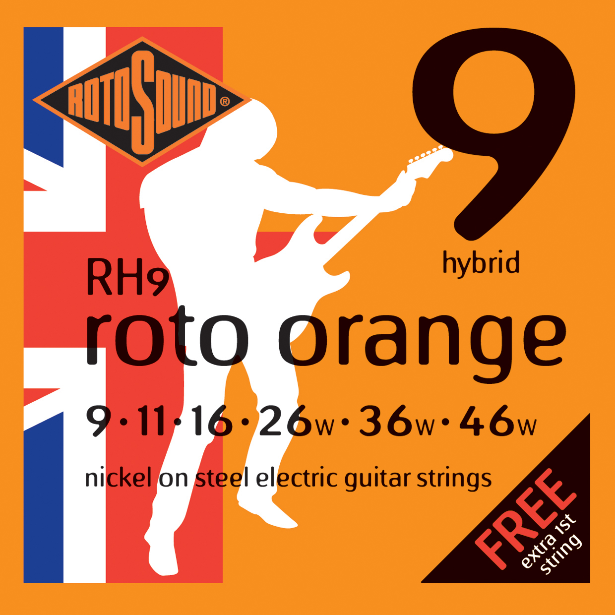 Rotosound RH9 Roto Orange 009-046