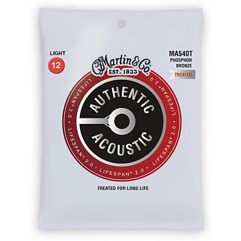 Martin MA540T Authentic Lifespan 2.0 Phosphor Bronze 012-054