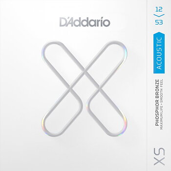 D'Addario XS Phosphor Bronze Acoustic Guitar Strings 012-053