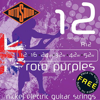 Rotosound R12 Roto Purples 012-052