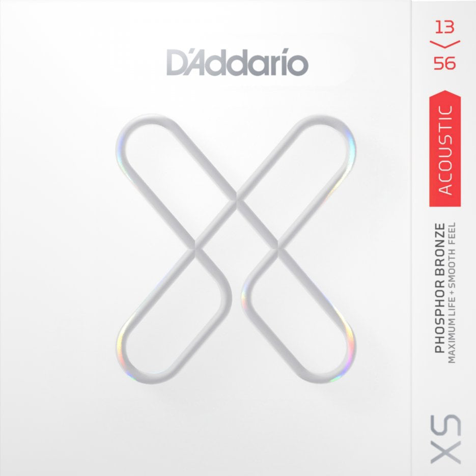 D'Addario XS Phosphor Bronze Acoustic Guitar Strings 013-056