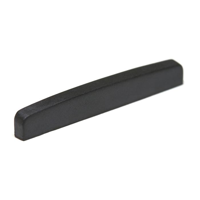 PT-2200-00 Black TUSQ XL Strat Flat Bottom Blank Nut