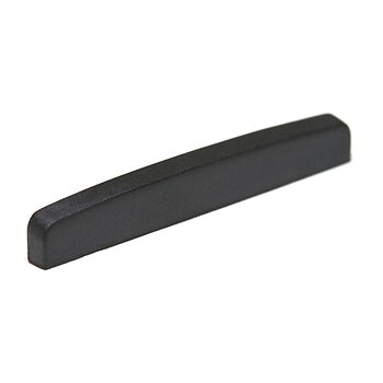 PT-2200-00 Black TUSQ XL Strat Flat Bottom Blank Nut