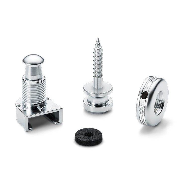 Schaller S-Locks Strap Lock Set (Chrome) - 2
